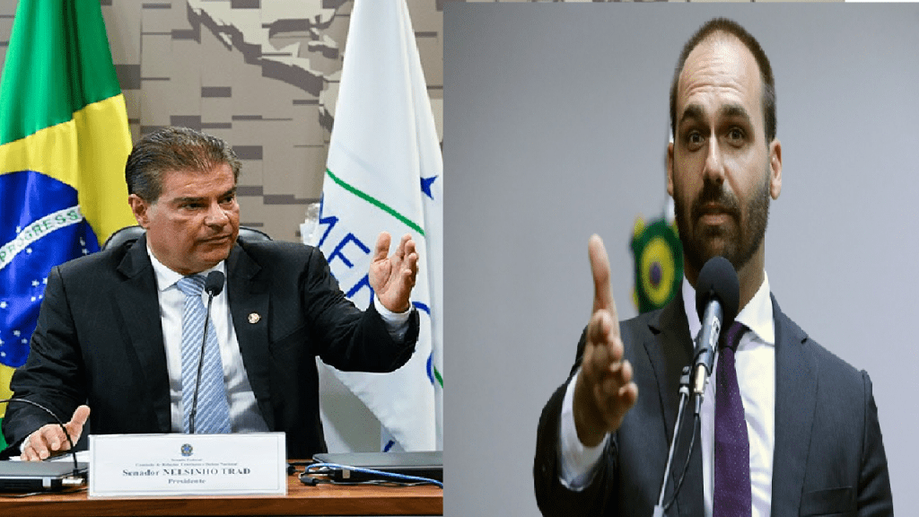 Senador diz que indicação de Eduardo Bolsonaro não é nepotismo