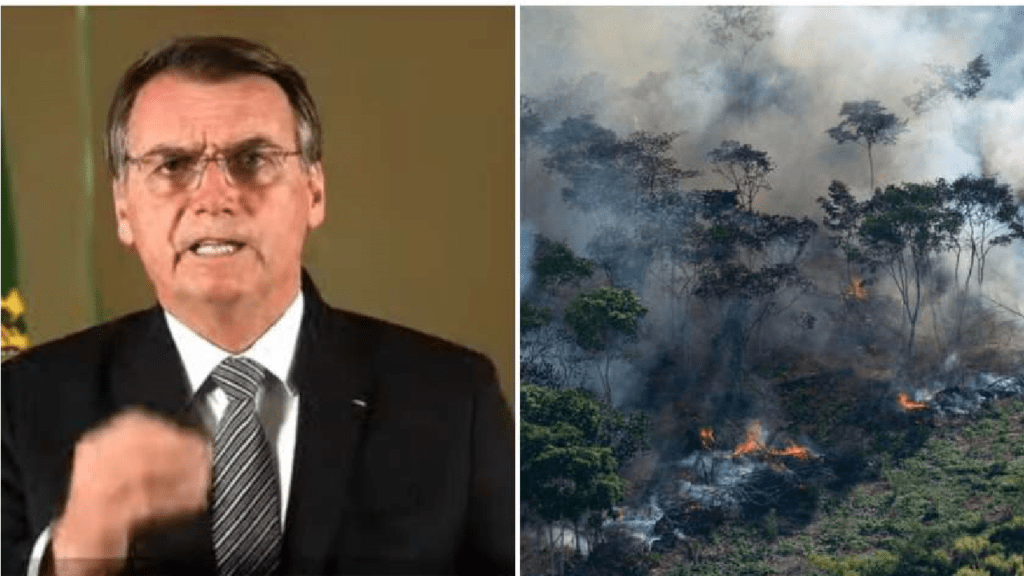 Tolerância zero com queimadas na Amazônia diz Bolsonaro