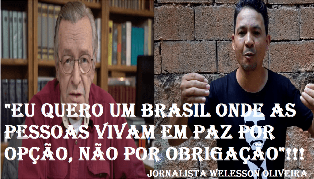 Sobre a #EstouComBolsonaro "Eu quero um Brasil Onde as Pessoas Vivam em Paz Por Opção, Não Por Obrigação"