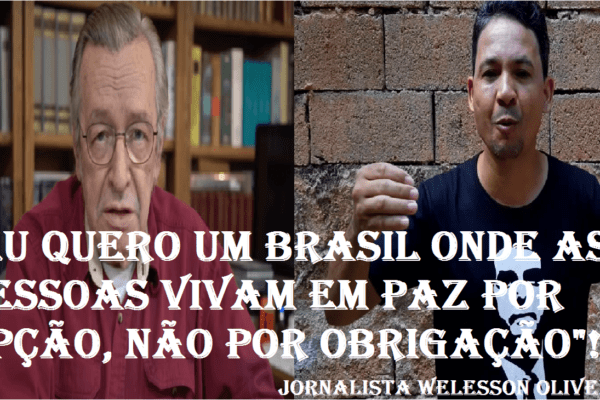 Sobre a #EstouComBolsonaro "Eu quero um Brasil Onde as Pessoas Vivam em Paz Por Opção, Não Por Obrigação"