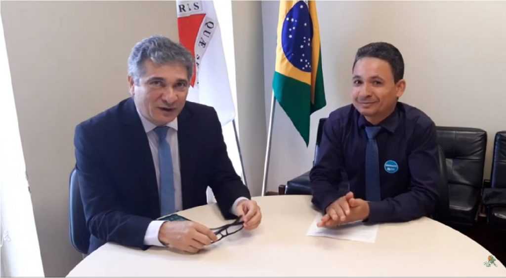 Jornalista Welesson Oliveira entrevista Deputado Coronel Sandro