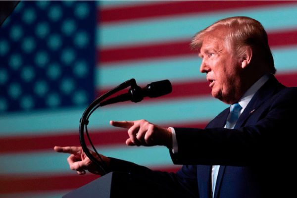 Presidente Americano relata ataque de Soleimani à doadores republicanos nos Estados Unidos