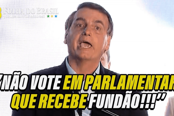 Jair Bolsonaro ao Inaugurar Santa Casa "Não Vote em Parlamentar que Recebe Fundão"