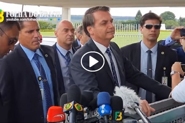 Presidente Bolsonaro Sobre Extrema Imprensa: "E pelejarão contra ti, mas não prevalecerão contra ti"