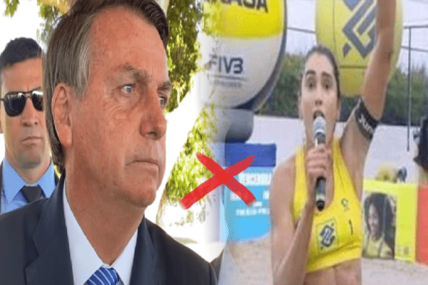 Jogadora de vôlei é inocentada após gritar “Fora, Bolsonaro” durante entrevista ao vivo