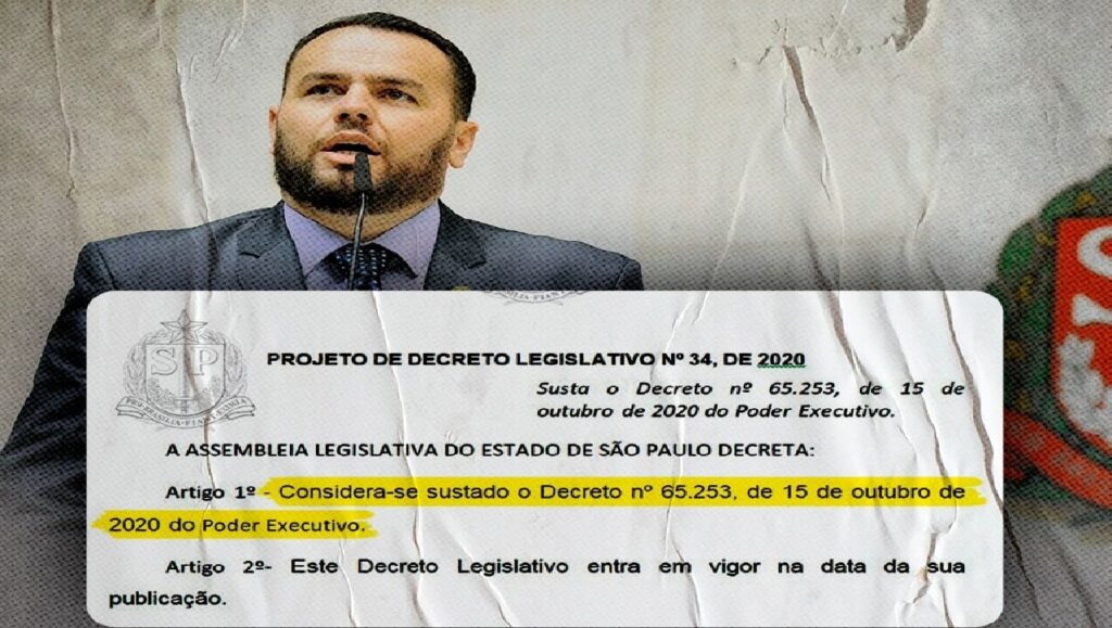 Bolsonaristas protocolam Projeto para derrubar aumentos de impostos realizados por Doria