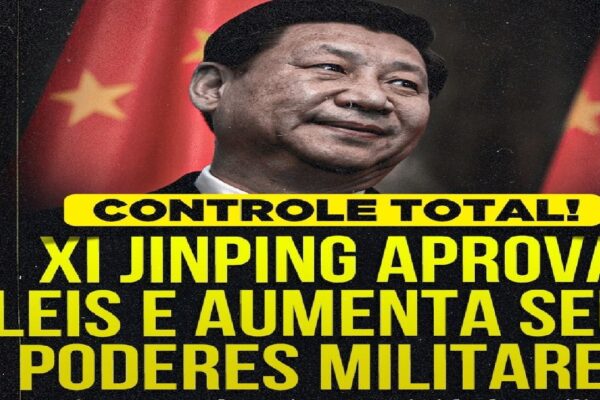 Presidente da China, Xi Jinping aprova leis e aumenta seus poderes militares